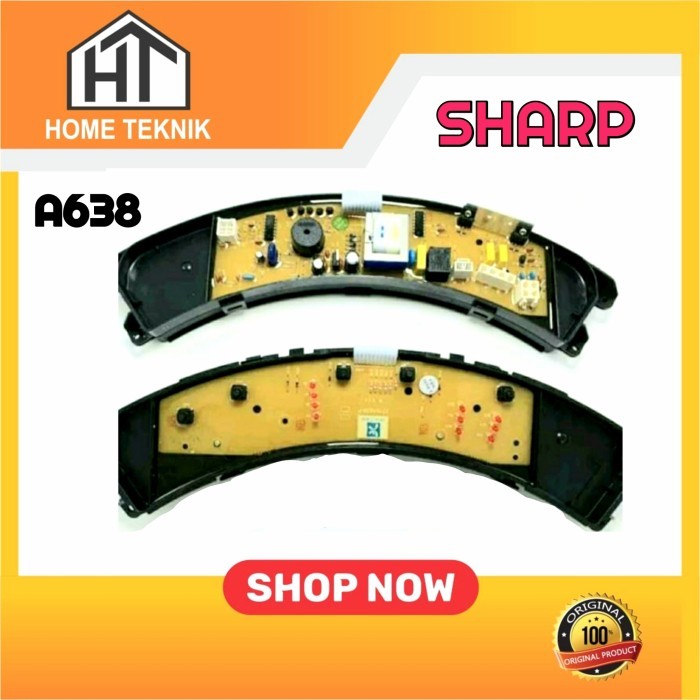 MODUL PCB MESIN CUCI SHARP ES-N70EY