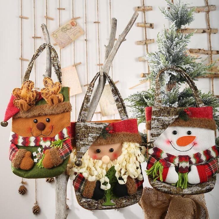 

Christmas Candy Bag Ornament Handbag Children's Holiday Candy Bag