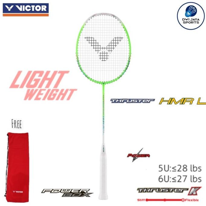 RAKET BADMINTON VICTOR THRUSTER K HMRL G | VICTOR THRUSTER K HMR L G | VICTOR TK HMRL | TK HMR 2710T