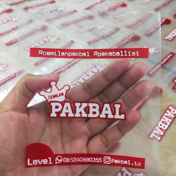 sablon plastik custom kemasan snack makanan