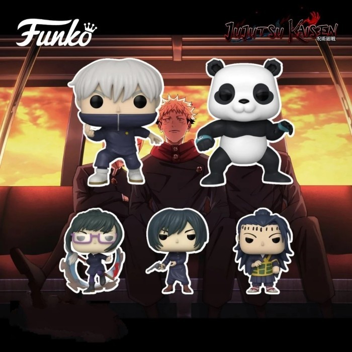 Funko Pop Jujutsu Kaisen Panda Toge Inumaki Mai Maki Zenin Suguru Geto
