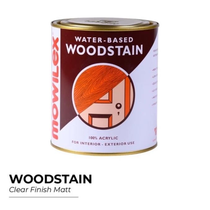 Sale Woodstain Mowilex 1 L Clear Matt Finish / Doff Termurah Terlaris