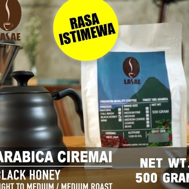 

Kopi Lasae Bla Honey 500 Gram - Arabica Coffee Ciremai