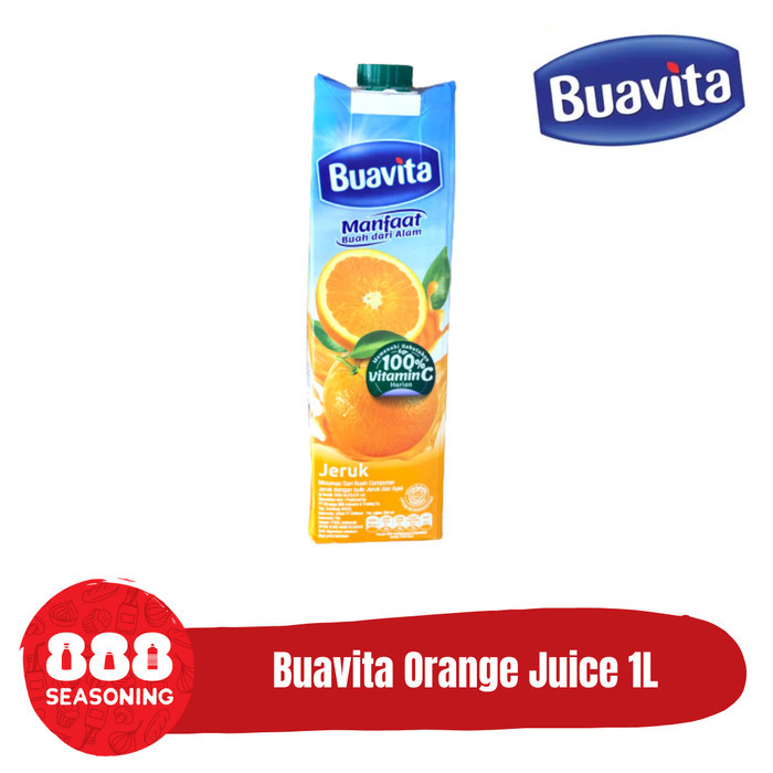 Pring - Buavita Orange Juice (Jus Jeruk Sari Buah Asli) 1000Ml/ 1L