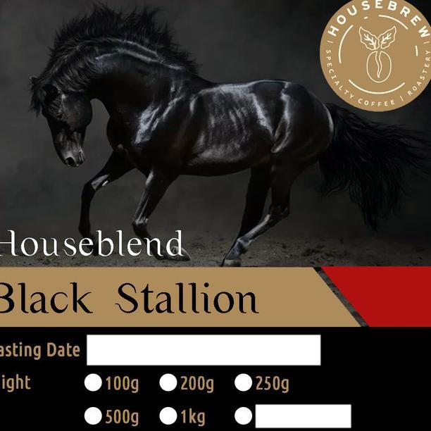 

Biji Kopi Houseblend Bla Stallion (200G)