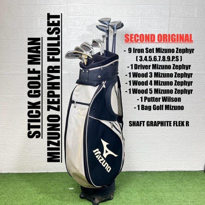 Set Stick Golf MIZUNO Golf Fullset+Bag Second Original - Stick Golf