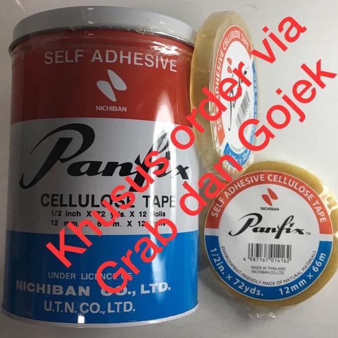 

TERMURAH - Isolasi Panfix 1/2 inch * 72 yard KHUSUS ORDER VIA GRAB / GOJEK