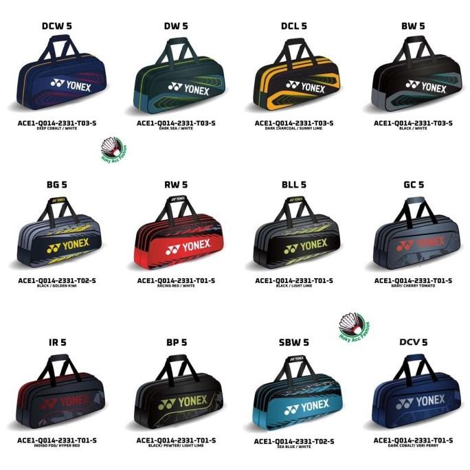 TAS BADMINTON BAG YONEX ACE 1 - ACE1-Q014-2331-T03-S JINGJING ORIGINAL - MODEL KOTAK 2710T