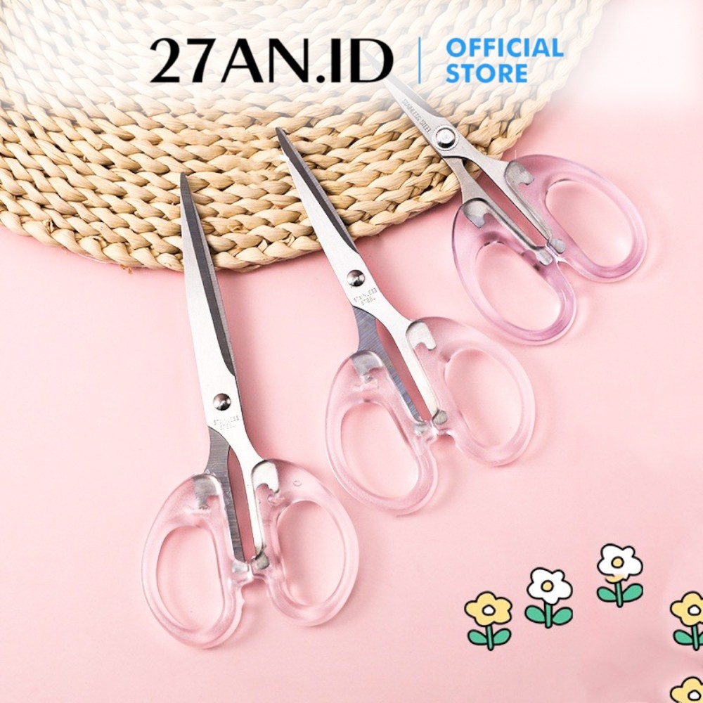 

MURAH ( 27AN.ID ) GUNTING KERTAS TRANSPARAN H562 GUNTING KERTAS AESTHETIC TRANSPARAN SCISSORS
