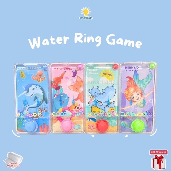 

Baru - Mainan Anak Water Game Tekan Pencet Tombol Air Ring Transparan / Gameboy Gimbot Gembot Mainan