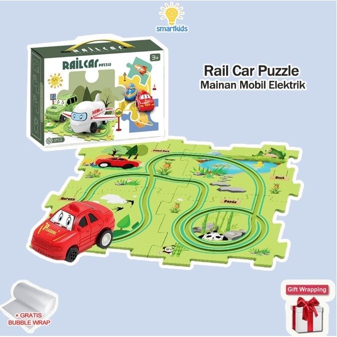 

Baru - Mainan Mobil Diy Track Puzzle Bergerak Otomatis Mainan Edukasi Anak