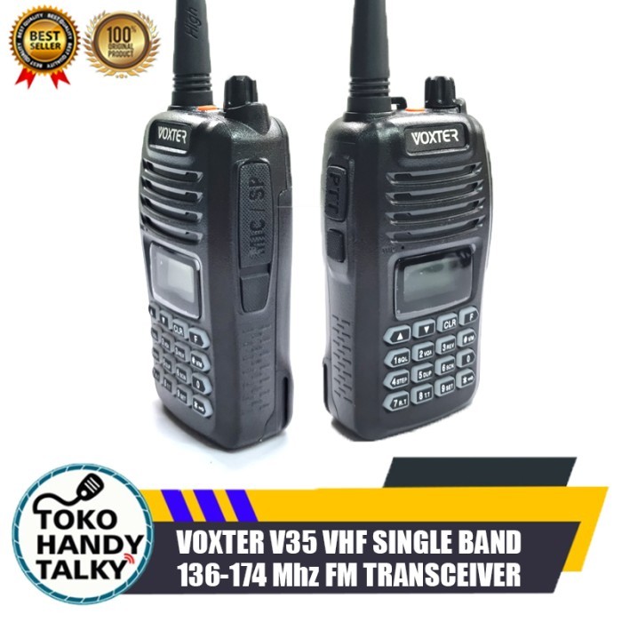 Voxter V35 V 35 Vhf Single Band 136-174Mhz Ht Voxter V-35 Vhf Original