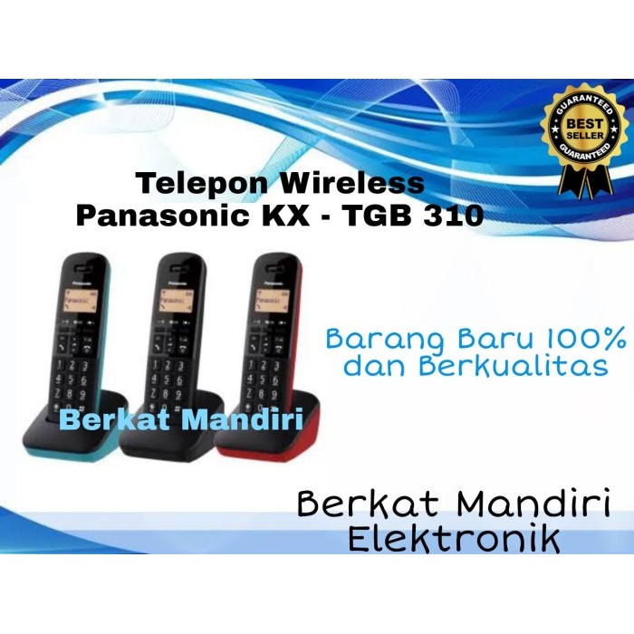 Panasonic Kx Tgb 310 Telepon Wireless Seri Wireless Panasonic