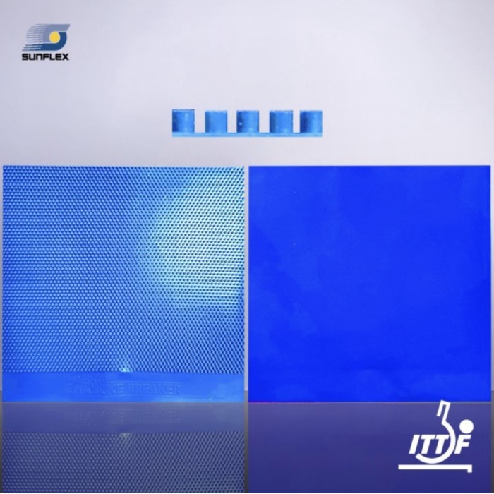 Karet Bet Pingpong Tenis Meja Sunflex Ice Breaker Ox Blue