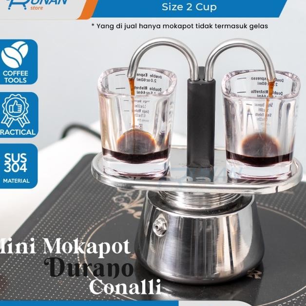 Moka Pot 2 Cup Conalli Moka Pot Ni Espresso Coffee Maker Stainless