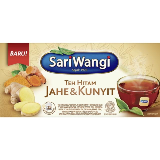 

Sariwangi Teh Hitam Jahe & Kunyit 25 Teh Celup Multipa