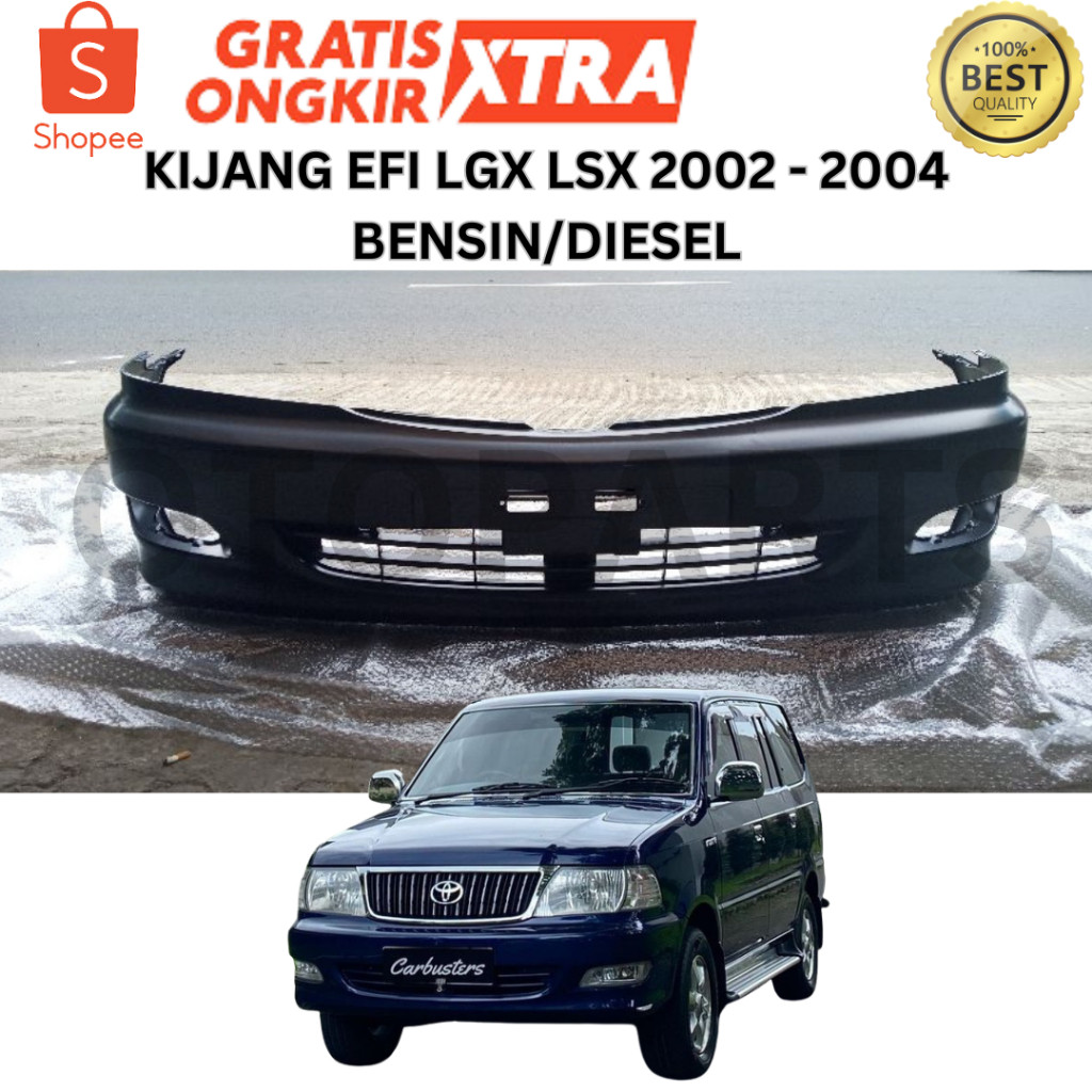 (PACKING EXTRA)   BEMPER BUMPER DEPAN KIJANG KAPSUL EFI 2003 2004 IMPORT BARU