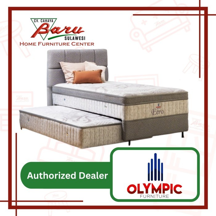 Dijual SET Spring Bed 2in1 OLYMPIC Twin EERO Plush Top - KHUSUS MAKASSAR