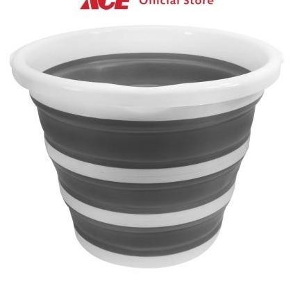 Proclean 10 Ltr Ember Plastik Lipat - Hitam/Putih