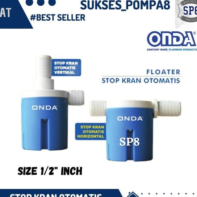 Stop Kran Otomatis Onda / Pelampung Otomatis 1/2" Inch