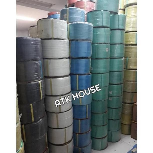 

Xtra Tali Strapping Straping Band Warna 15Mm Merah, Biru, Hijau, Hitam, Putih/Tali Packing/Tali Klem Klam