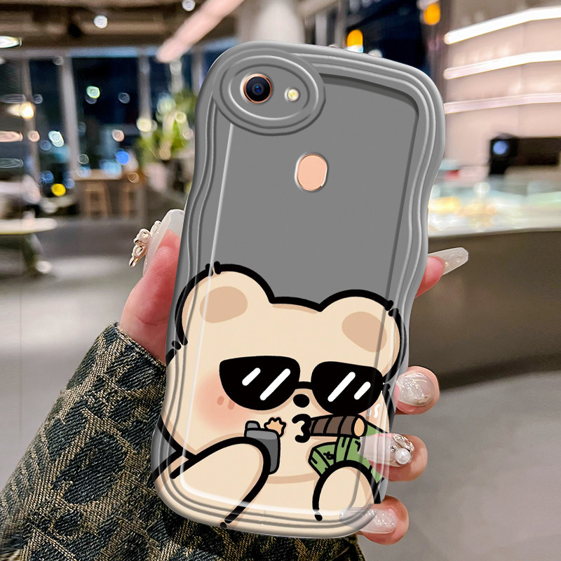 Casing Hp Untuk OPPO F5 F5 Plus F5 Youth Case Casing HP Kesing merokok Softcase gelombang transparan