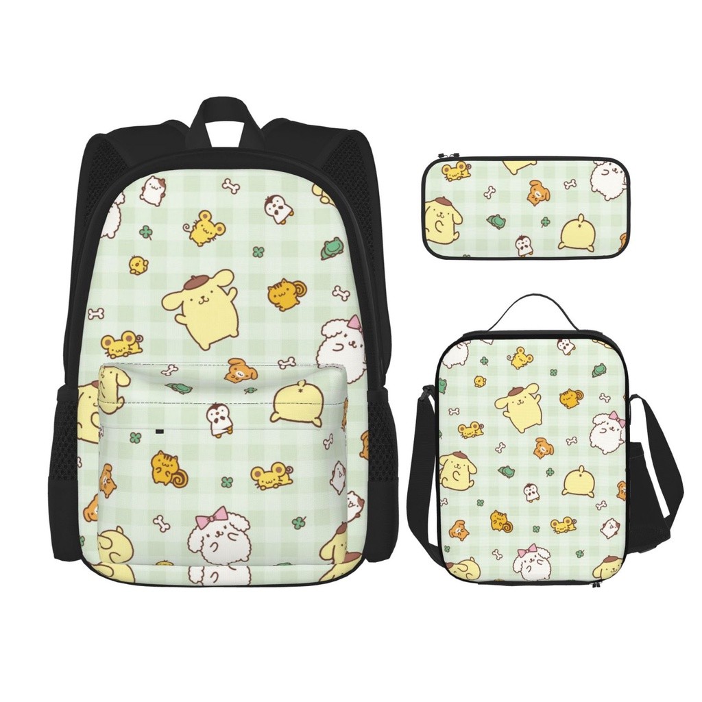 

Set Ransel Anak Sanrio PomPomPurin dengan Tas Sekolah Tas Makan Siang Ransel Tempat Pensil |EDE2D296|