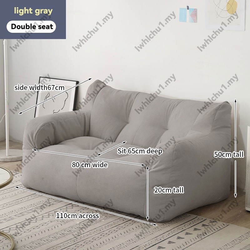

Sofa Malas Apartemen Kecil Kamar Tidur Penutup Bean Bag (Tanpa Isi)!!!Wanita Berbaring Dapat Tidur Kamar Kursi Ganda Tunggal Sederhana |522D3E6F|