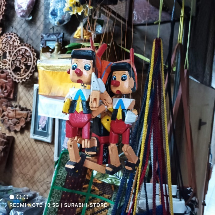 Buruan beli] Boneka kayu pinokio digantung