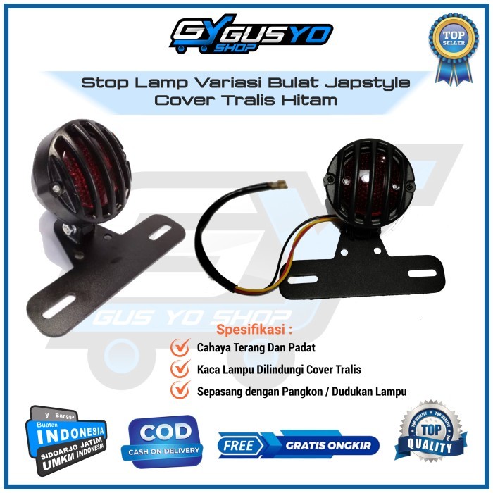 Lampu Stop rem belakang custom JAPSTYLE universal motor kualitas bagus