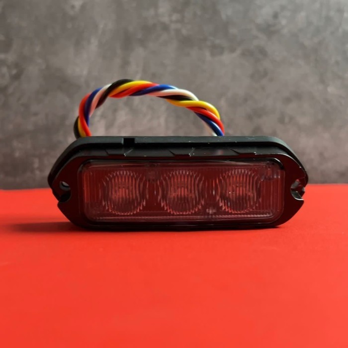 Strobo F3 Taiwan Falcon Lampu Motor Mobil Patwal wigwag splite