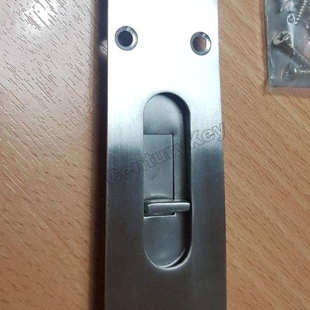 Flush Bolt Plate 8 Inch Grendel Slot Tanam Pintu Lipat