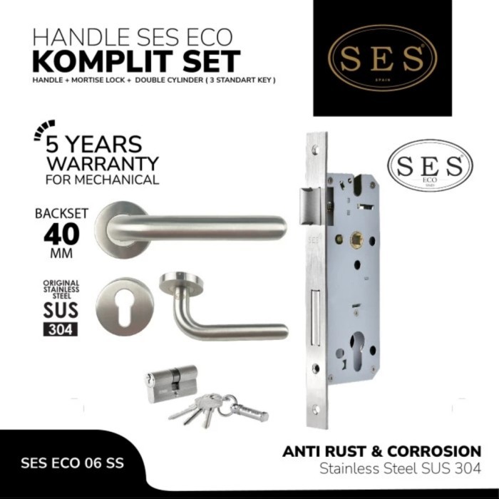 anyar ya@1 Handle Set SES Eco 06 / Handle Pintu / Gagang Pintu