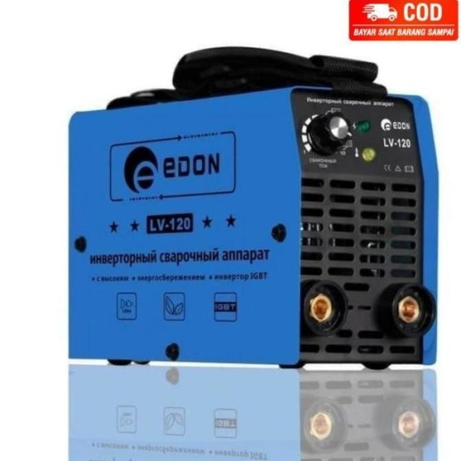 MESIN LAS INVERTER IGBT EDON LV-120 / TRAVO LAS LISTRIK 450WATT EDON