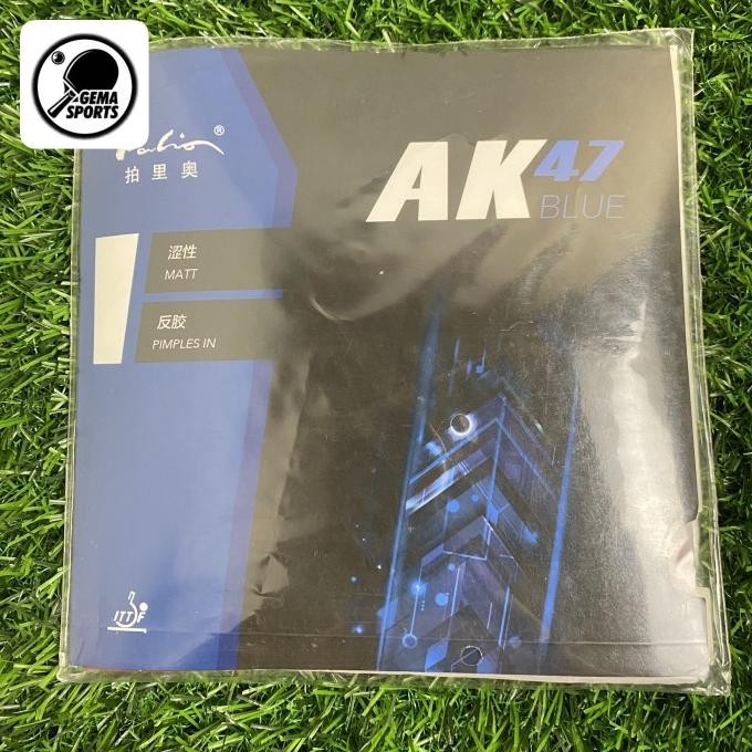 Palio Ak47 Blue Rubber Karet Bet Bat Tenis Meja Pingpong Palio Ak47 Bl