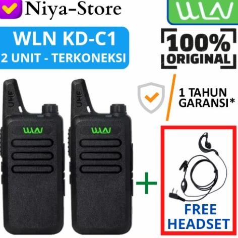 Paket Sepasang 2 Unit Ht Wln Kd C1 / Wln Kd-C1 / Wln Kdc1 (Terkoneksi)