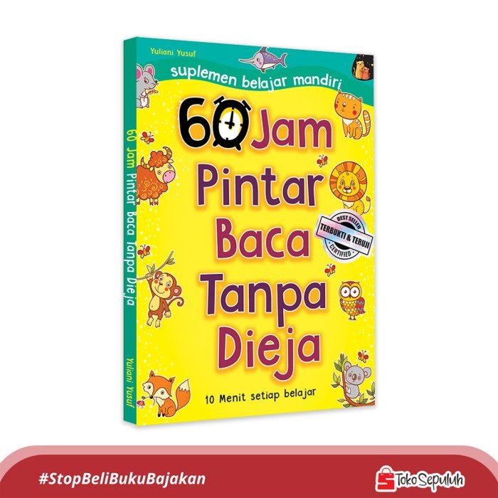 

BUKU ANAK TK PAUD: 60 JAM PINTAR BACA TANPA DIEJA