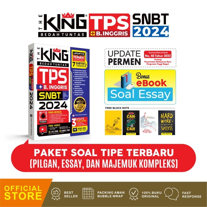 

The King Bedah Tuntas Soal Dan Materi Tps (SNBT Skolastik) 2024