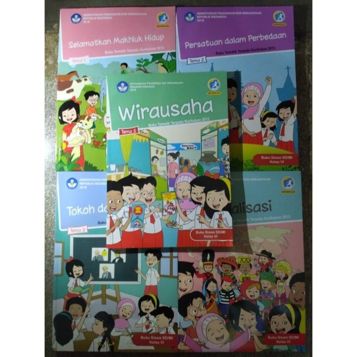 

Buku Paket Tematik Tema 1.2.3.4.5 Kelas 6 Semester 1 Kurikulum 2013