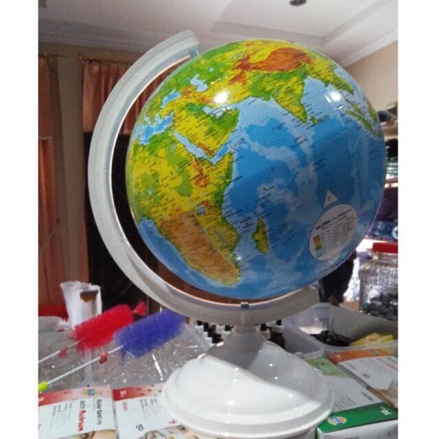 

Globe 30 cm / Atlas Bola dunia / Peraga pendidikan