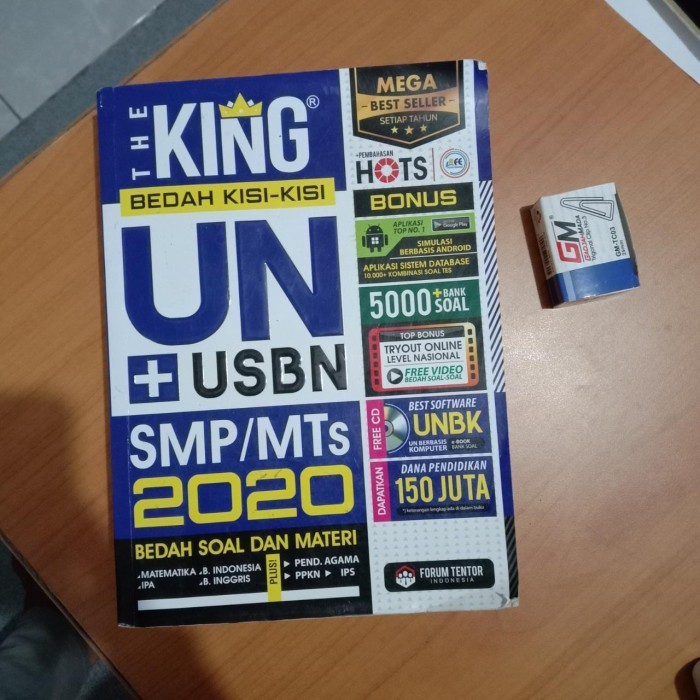 

BUKU THE KING BEDAH KISI-KISI UN + USBN SMP/MTS 2020