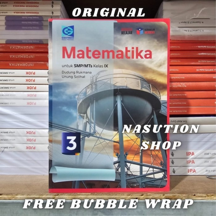 

Buku Matematika Kelas 1 2 3 / 7 8 9 SMP Grafindo Kurikulum Merdeka ORI