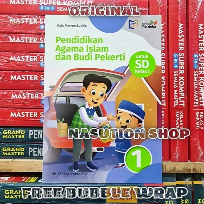 

Buku Pendidikan Agama Islam Kelas 1 SD Erlangga Kurikulum Merdeka ORI