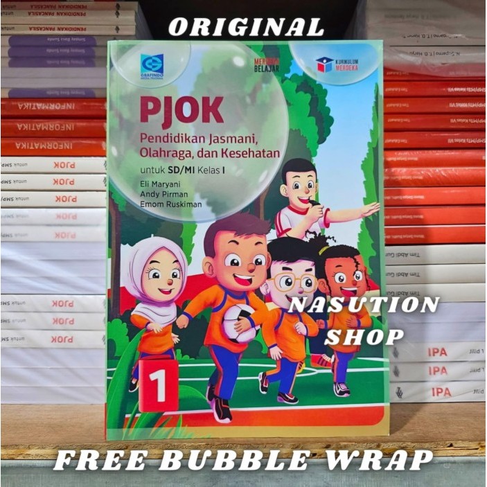 

Buku PJOK Kelas 1 2 3 4 5 6 SD/MI Grafindo Kurikulum Merdeka Original