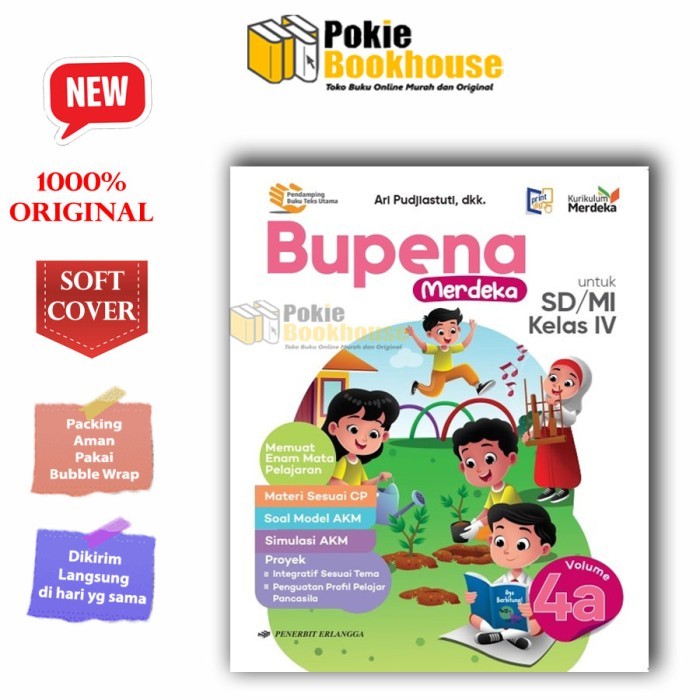 

BEST SELLER BUPENA 4A UNTUK SD/MI KELAS 4 -KUR MERDEKA - ERLANGGA