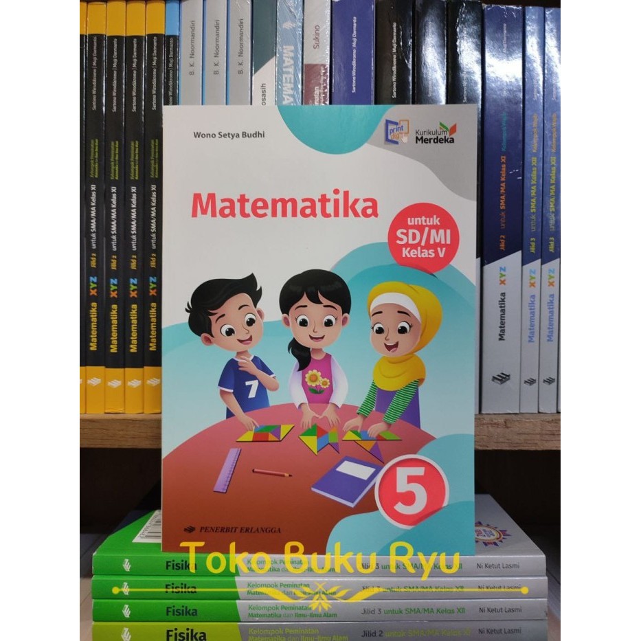 Buku Matematika Kelas 5 SD Kurikulum Merdeka Erlangga