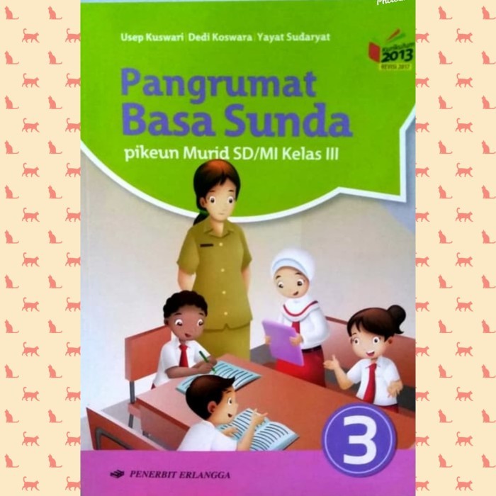 BUKU BAHASA SUNDA SD MI KELAS 3 KURIKULUM 2013 ERLANGGA