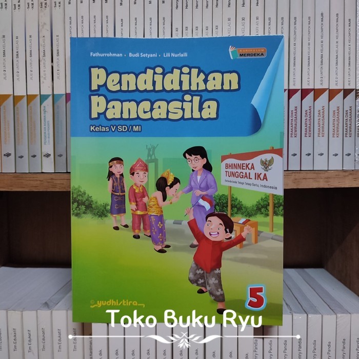 

Buku Pendidikan Pancasila Kelas 5 SD Kurikulum merdeka Yudhistira