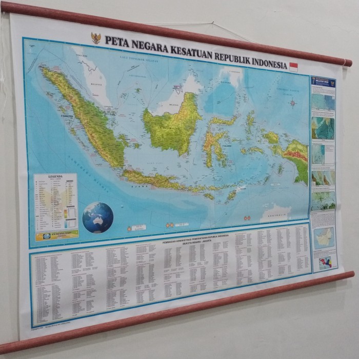 

PETA BINGKAI INDONESIA NKRI UK 150X90CM