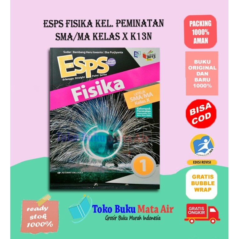 

BEST SELLER ESPS FISIKA 1 UNTUK SMA/MA KELAS X ( K13N ) ERLANGGA